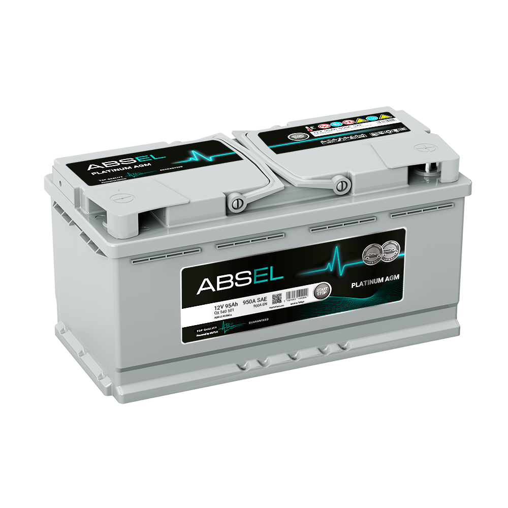 АККУМУЛЯТОР ABSEL PLATINUM AGM 12V 95Ah 900A (353x175x190) ОП